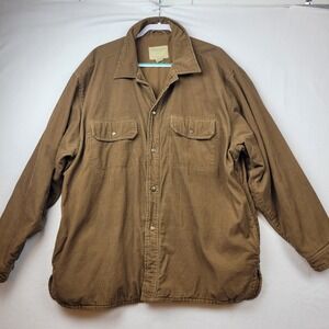 American Eagle Outfitters Corduroy Jacket Mens XXL Brown‎ Chore Barn Coat